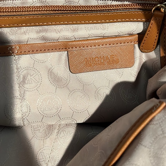 MICHAEL KORS BLUE NYLON TOTE DOUBLE HANDLES - Picture 7 of 14